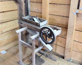 Antique Treadle-Operated Seed or Grain Cleaner