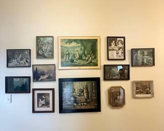 Vintage Decorative Gallery Wall Art Collection