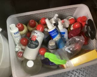 Car cleaning supplies