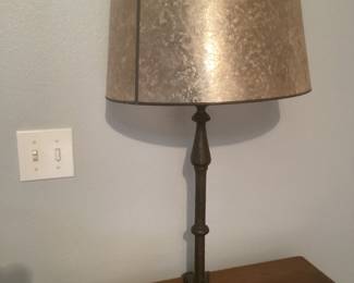 Iron candlestick lamp