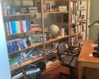 Modern Scandinavian shelving bookcases