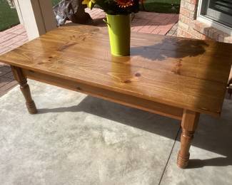 Pine coffee table