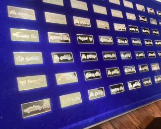 The World’s Great Performance Cars Silver mini bars