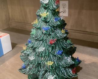 Vintage ceramic Christmas tree