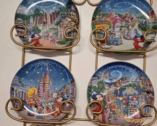 Disney Collectible Plates - we have certificates for them as well