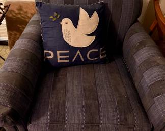 Pair of. Blue Chairs