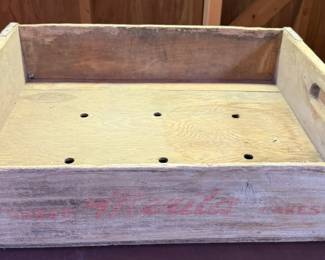 Antique Wood MERITA Bread Tray
