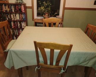 Kitchen table and four chairs