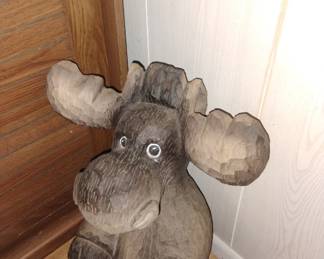 Moose statue