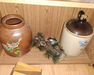 Antique Crocks and decor