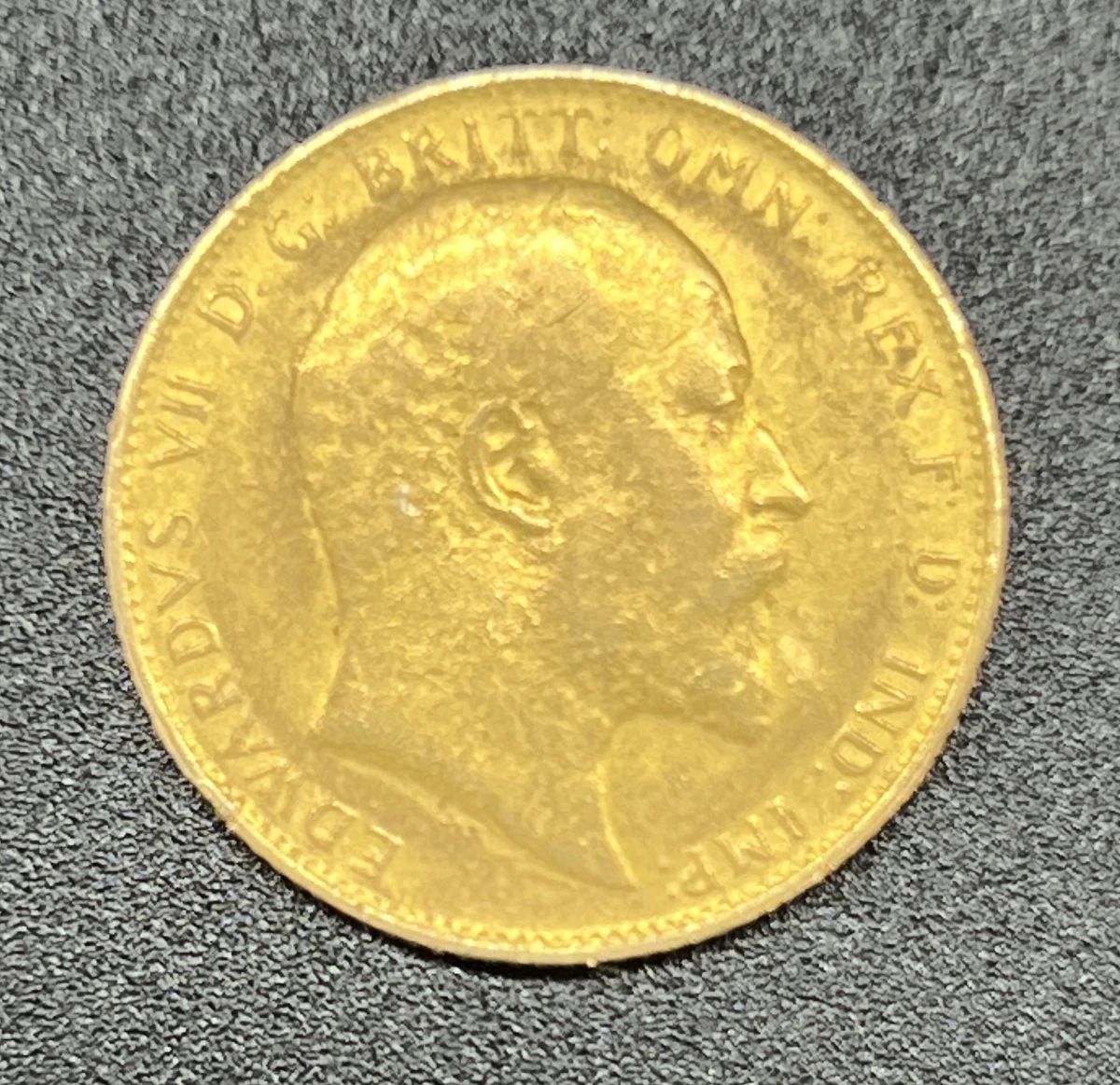 1910 British Sovereign Gold Coin