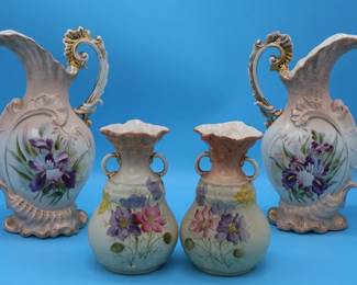 Porcelain Vintage Ewers And Vases