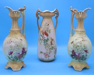 Vintage Porcelain Ewers And Vases