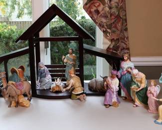 Lenox Nativity Scene With Original Boxes