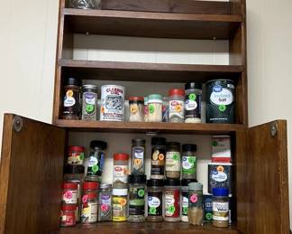 Spice Rack in Kitchen