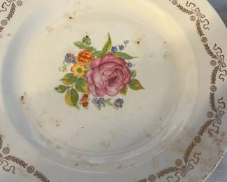 Vintage 22K gold china