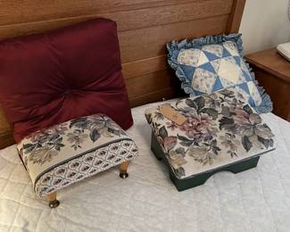 Pillows, Sewing Stools