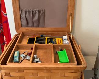 Opened Sewing Basket