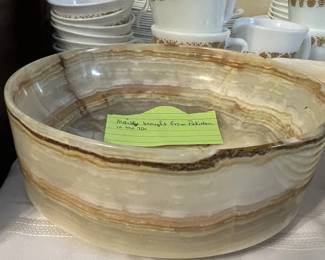 Marble Bowl brought from Pakistan