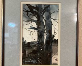 Original Watercolor by Hot Springs Artist, Richard Stephens