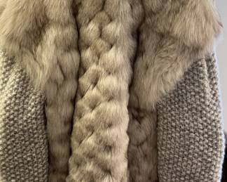 Ladies Fox Fur back