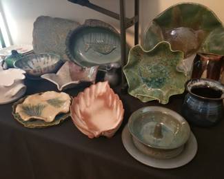 Assorted pottery