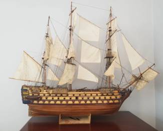 Vintage model ship