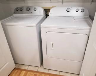 Whirlpool washer and dryer
