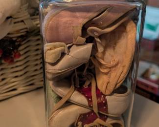 Vintage baby shoes