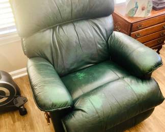 Green Leather Recliner