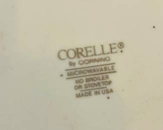 Corelle Makers Mark for Dishes