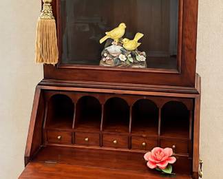Flamed Mahogany Secretary