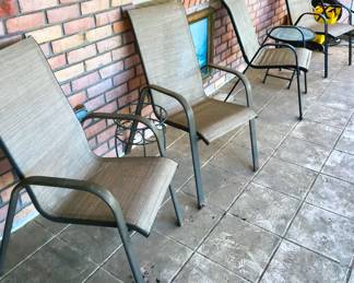 Four Patio Chairs