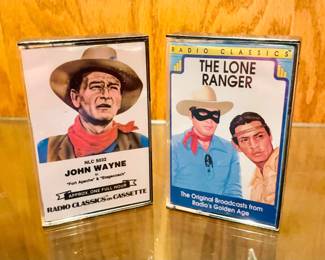 Vintage Cassettes - John Wayne & The Lone Ranger