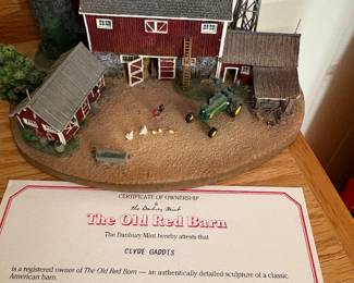 Danbury Mint “The Old Red Barn”