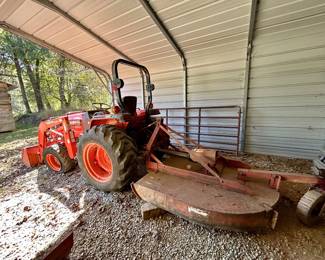 Heavy-duty rear-mounted bush hog