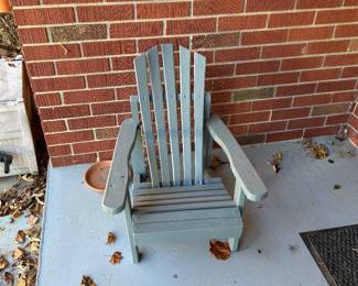 Child-Sized Wooden Adirondack Chair