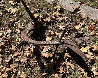 Vintage Metal Farm Plow
