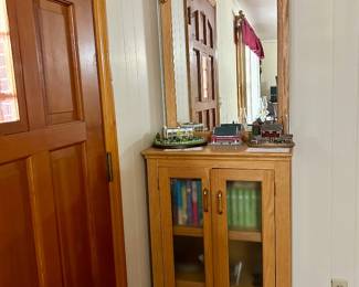 Custom-built entryway hall cabinet