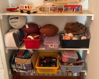 Vintage toys: Fisher Price, Legos, and lots more in the Toy Closet!