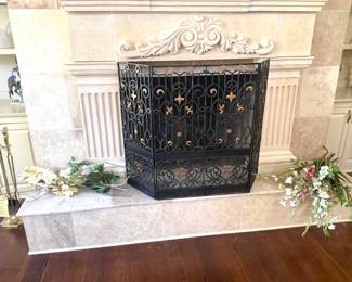 Beautiful Iron Firescreen