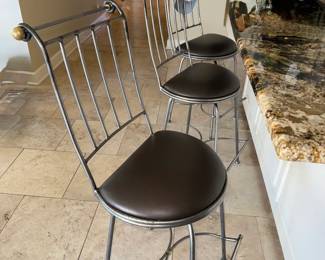 Charleston Forge Swivel Barstools - 23"H
