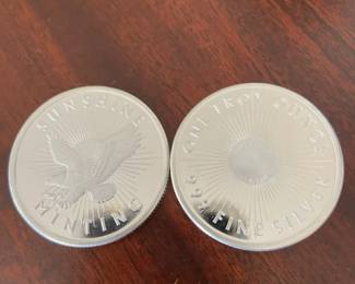 Sunshine Minting One Troy Ounce Fine Silver