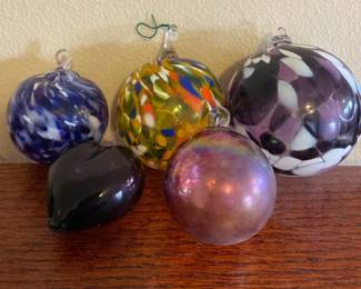 Blown Glass Ornaments