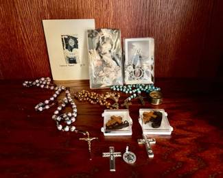 Prayer Cards Crosses  Rosaries