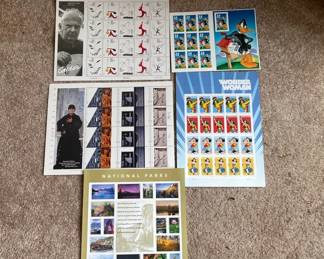 National Parks Wonder Woman Daffy Duck  More Full Sheets