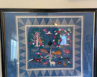 Hand Embroidered Hmong Story Cloth