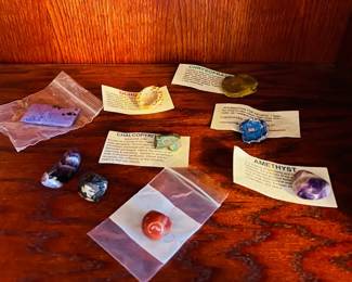 Collection Of Minerals  Crystal Gemstones