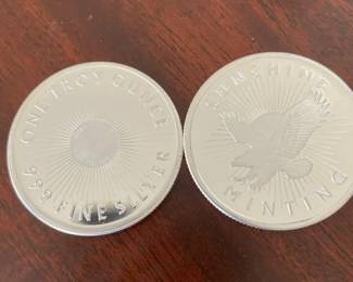 Sunshine Minting One Troy Ounce 999 Fine Silver
