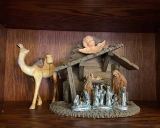 Nativity Scene Wood Camel 3Hallmark Ornaments